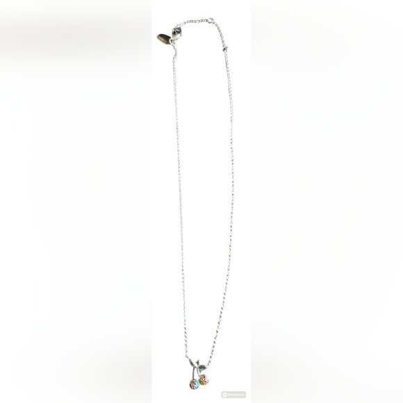 Beautiful Silver COACH Necklace w/Cherry Charm - Picture 3 of 7